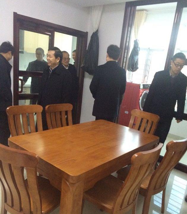 安徽博進裝飾市主要領(lǐng)導(dǎo)視察博進裝飾工地